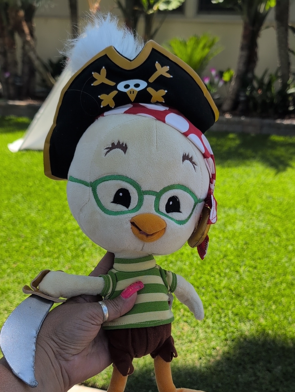 Vintage Disney Plush Pirate Chicken Little  2005